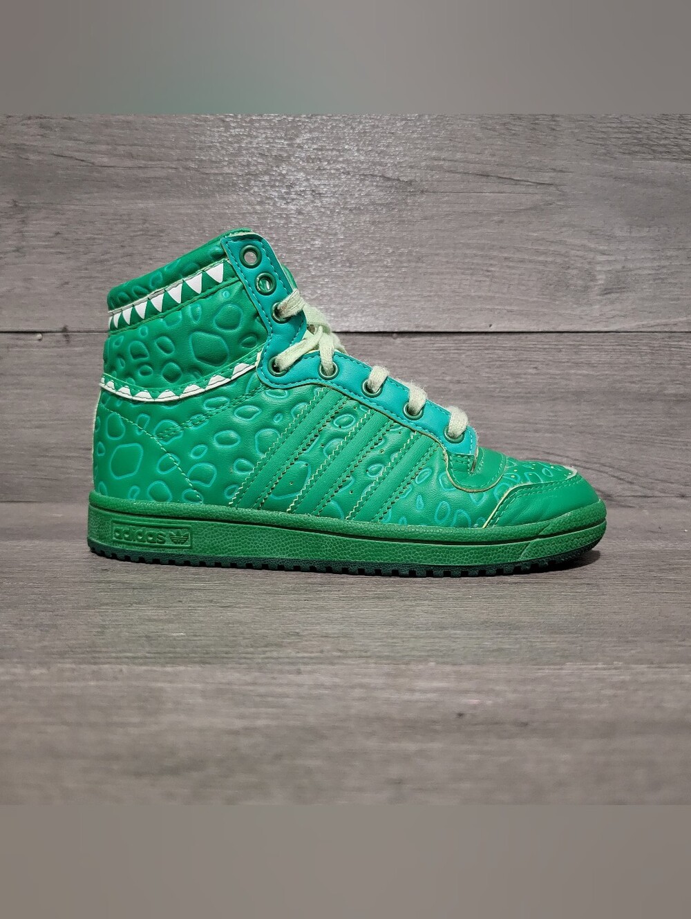 adidas Originals Top Ten Hi C Rex Dinosaur Toy Story Green Size 1.5y